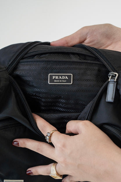 Prada Nylon Bag with Buckles