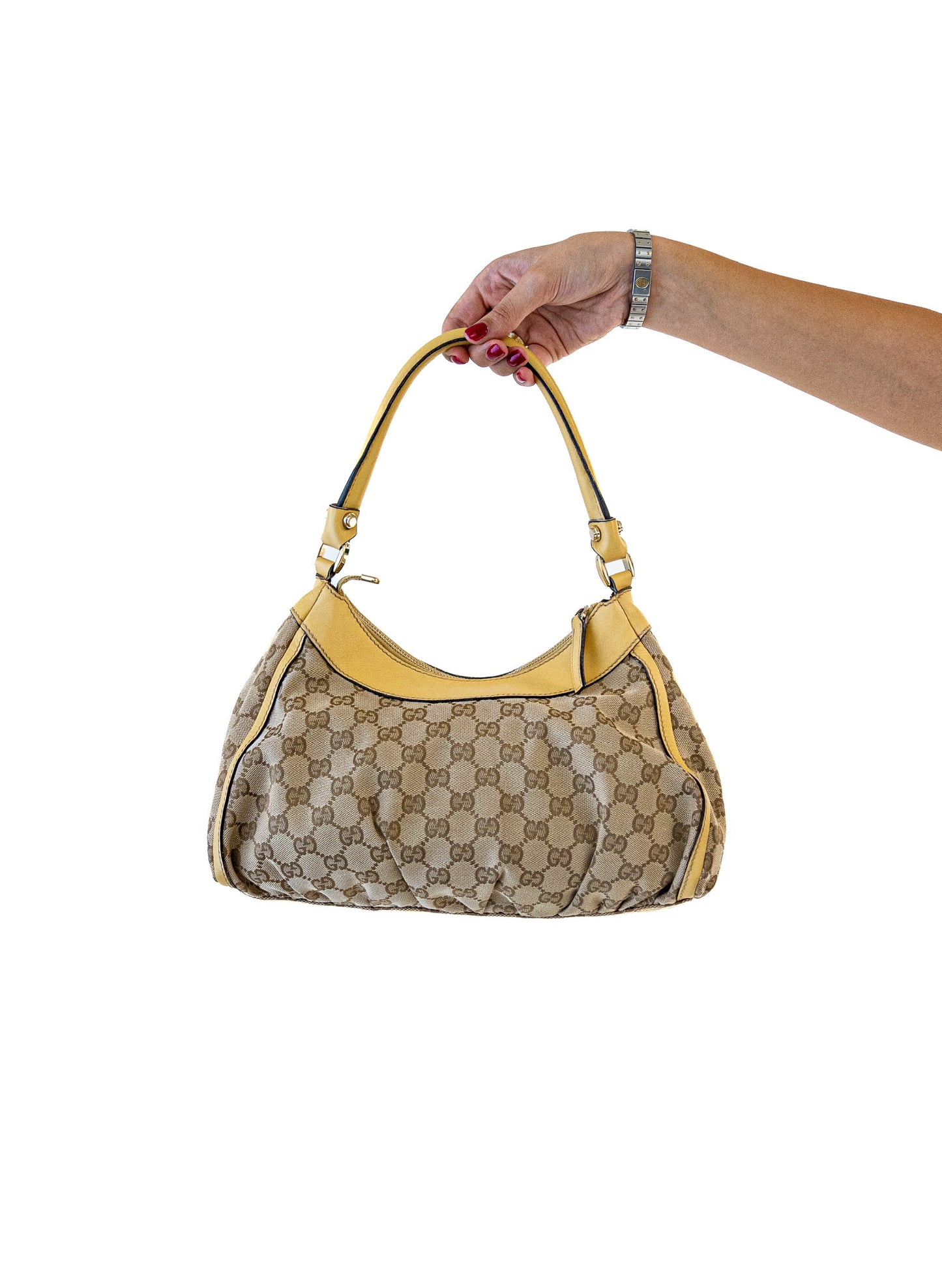 Gucci GG Canvas Abbey D-Ring Shoulder Bag