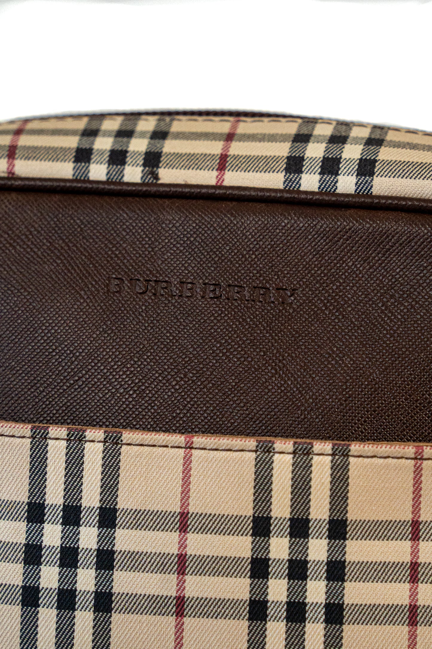 Burberry Beige House Check Crossbody Bag