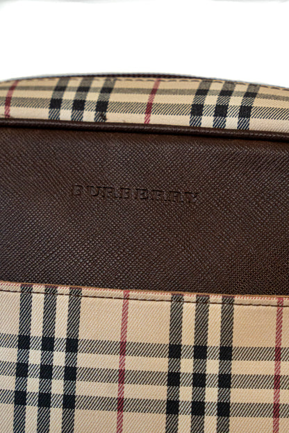 Burberry Beige House Check Crossbody Bag