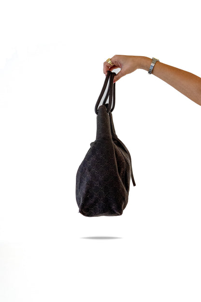 Gucci Dark Brown GG Shoulder Bag