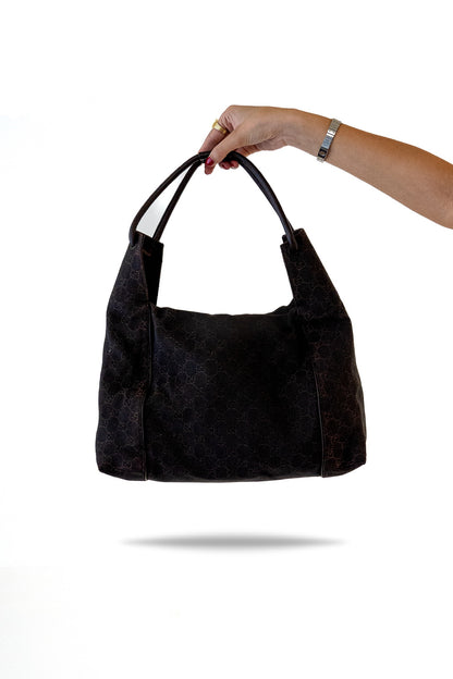 Gucci Dark Brown GG Shoulder Bag