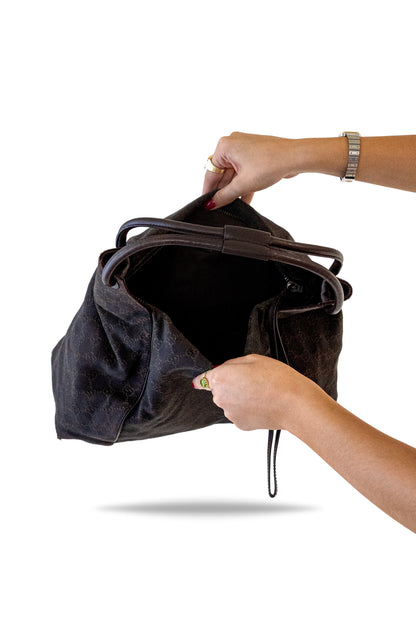 Gucci Dark Brown GG Shoulder Bag