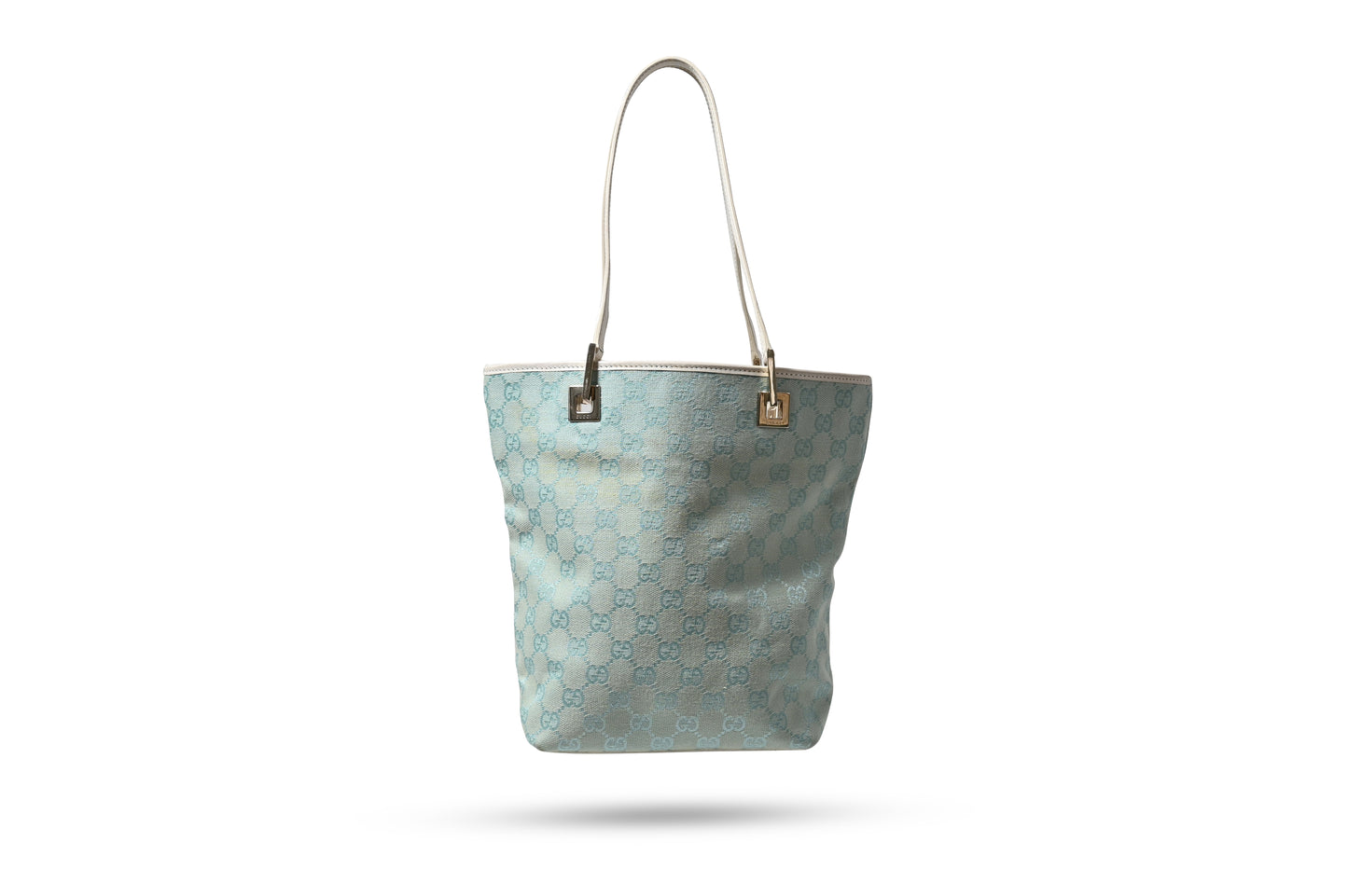 Gucci GG Blue Canvas Tote