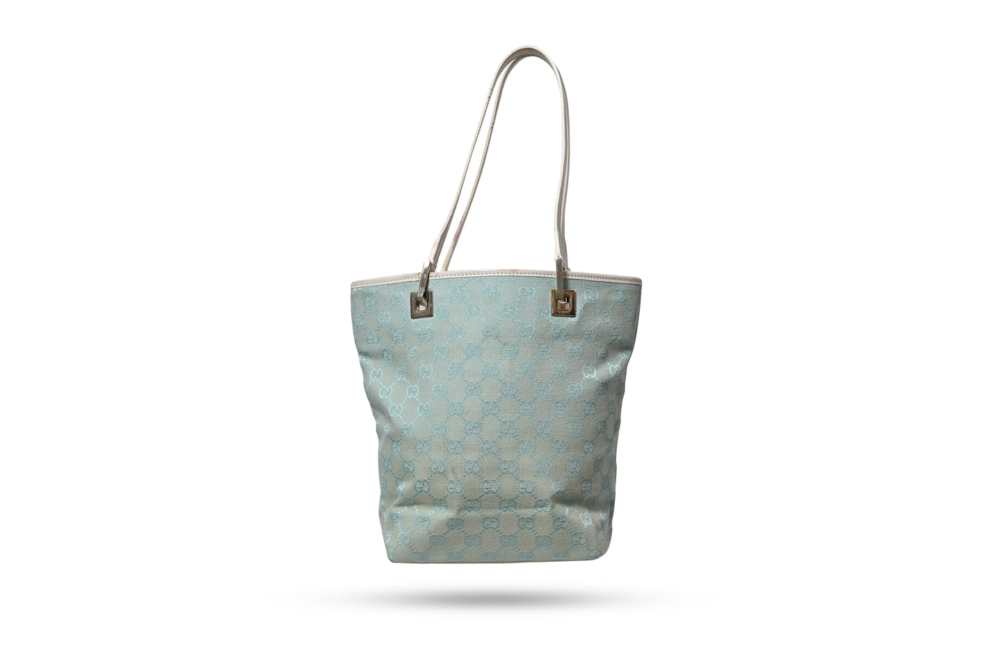 Gucci GG Blue Canvas Tote