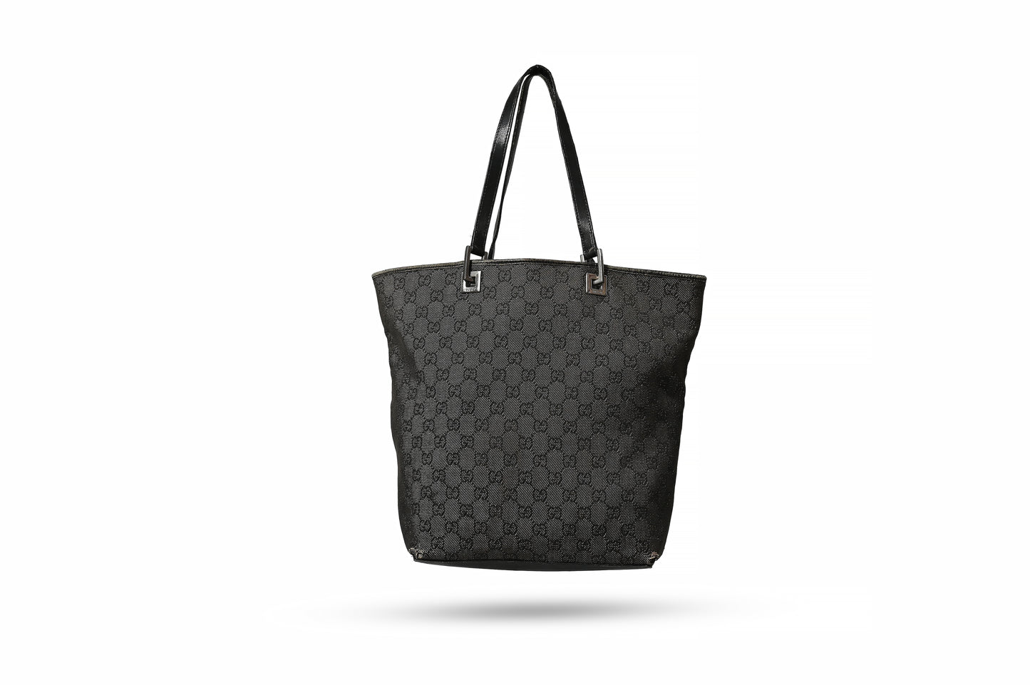 Gucci GG Washed Black Denim Tote