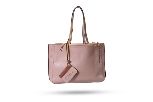 See by Chloe Pink Leather Tote