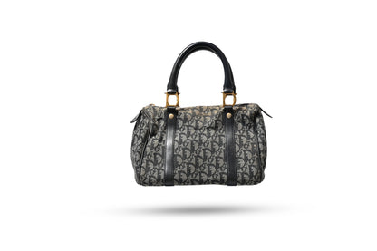 Dior Small Boston Blue Trotter Bag