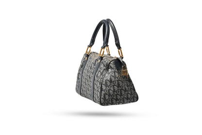 Dior Small Boston Blue Trotter Bag