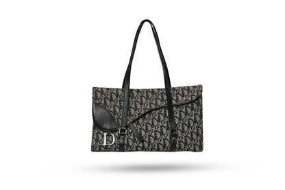 Dior Trotter Canvas Saddle Handbag
