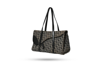 Dior Trotter Canvas Saddle Handbag