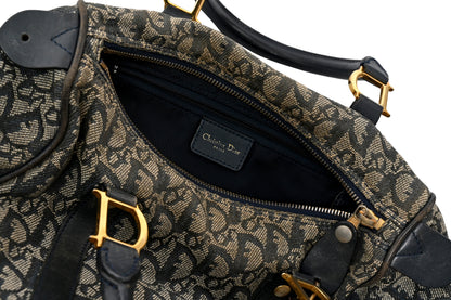 Dior Small Boston Blue Trotter Bag