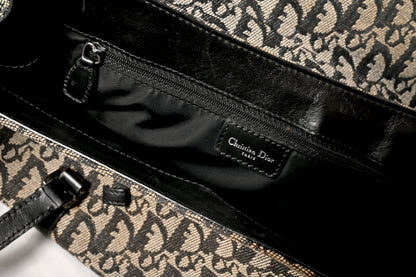 Dior Trotter Canvas Saddle Handbag
