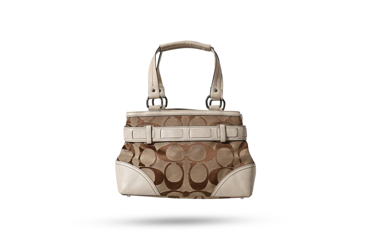 Coach Signature Switching Light Brown Shoulder bag