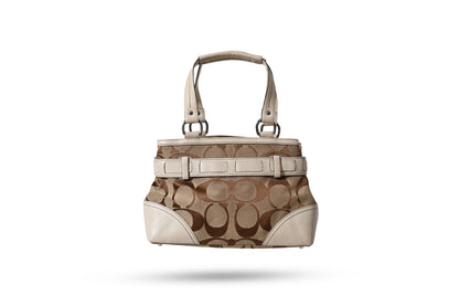 Coach Signature Switching Light Brown Shoulder bag