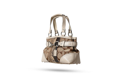 Coach Signature Switching Light Brown Shoulder bag