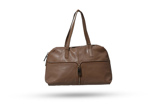 Fendi Brown Leather Shoulder Bag