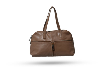 Fendi Brown Leather Shoulder Bag
