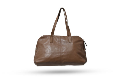 Fendi Brown Leather Shoulder Bag