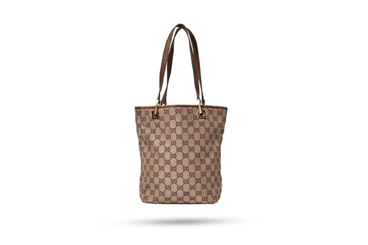 Gucci GG Canvas Brown Tote