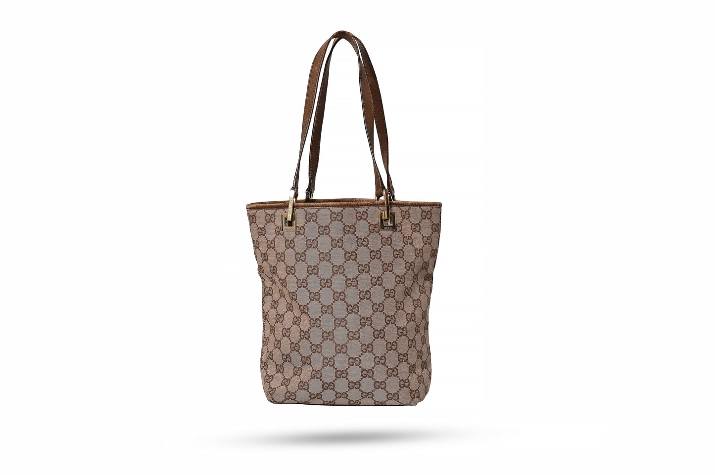 Gucci GG Canvas Brown Tote