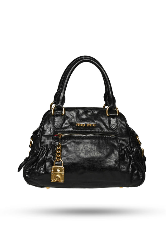 Miu Miu Nappa Mini Charm Bag