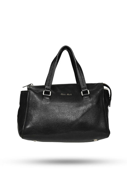Miu Miu Madras Bag Black