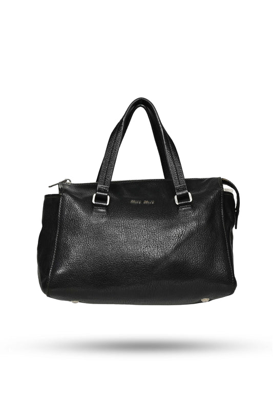 Miu Miu Madras Bag Black