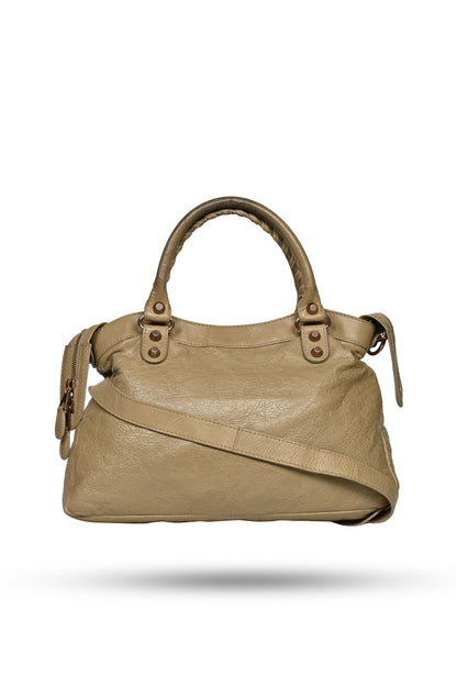 Balenciaga First Bag Sandstone