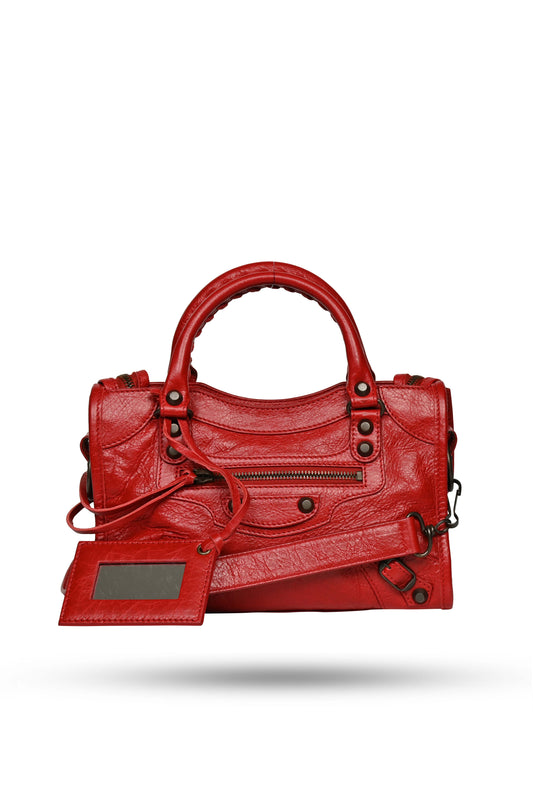 Balenciaga Mini City Bag Sang