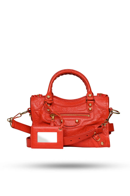 Balenciaga Mini City Bag Vermillon