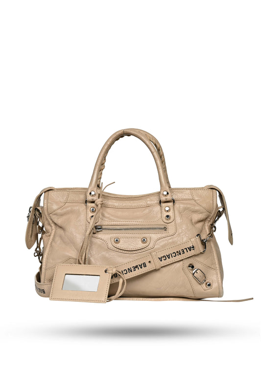 Balenciaga City Bag Praline