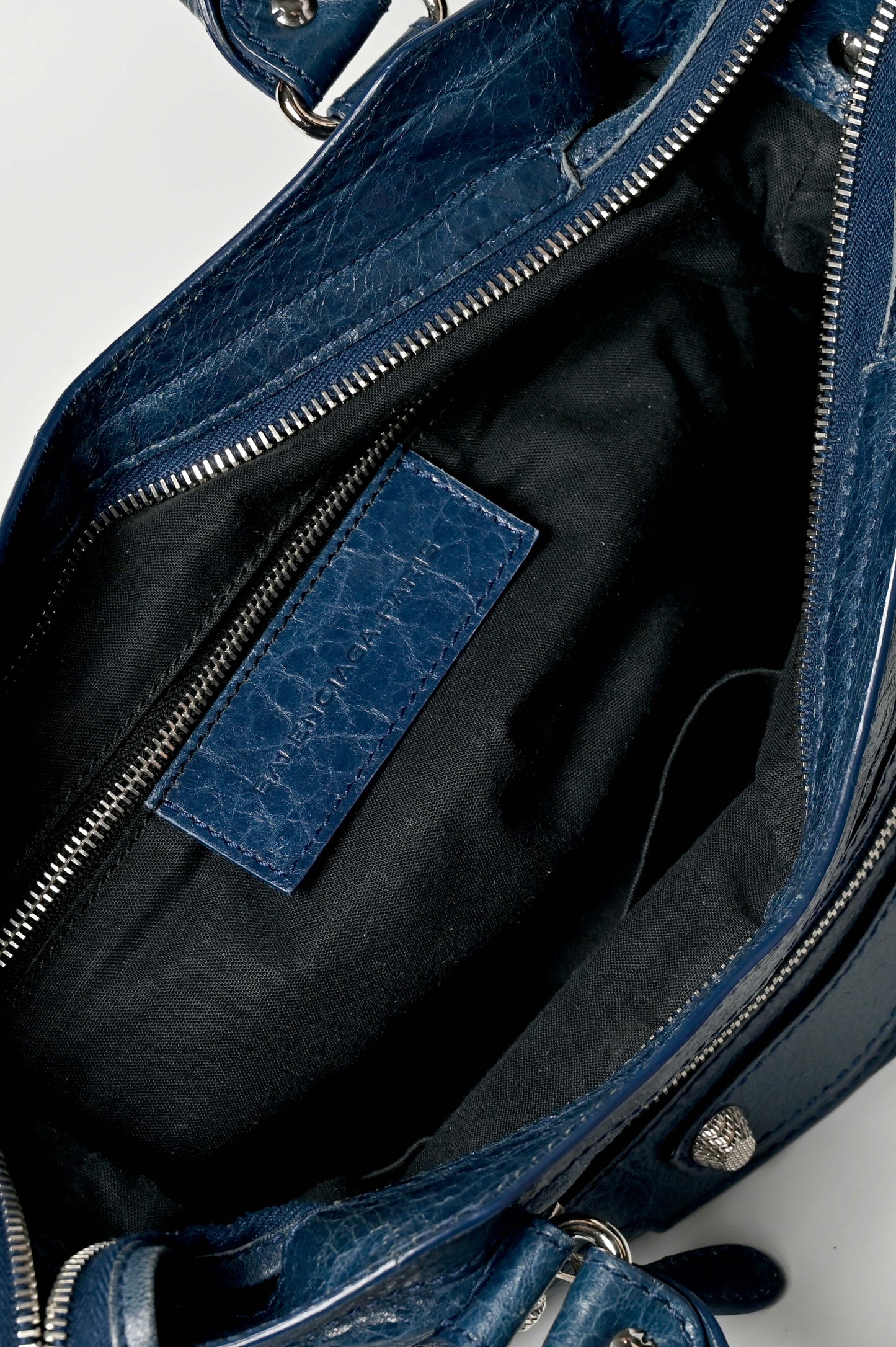 Balenciaga First Bag Bleu Mineral