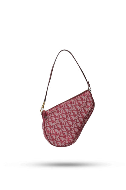 Dior Mini Trotter Saddle Clutch