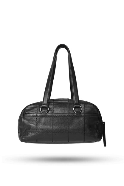 Chanel Chocolate Bar Lamb Skin Bowler