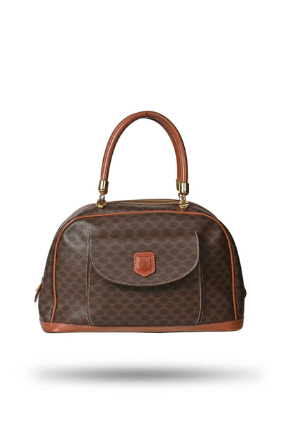 Celine Macadame Coated Bowling Bag