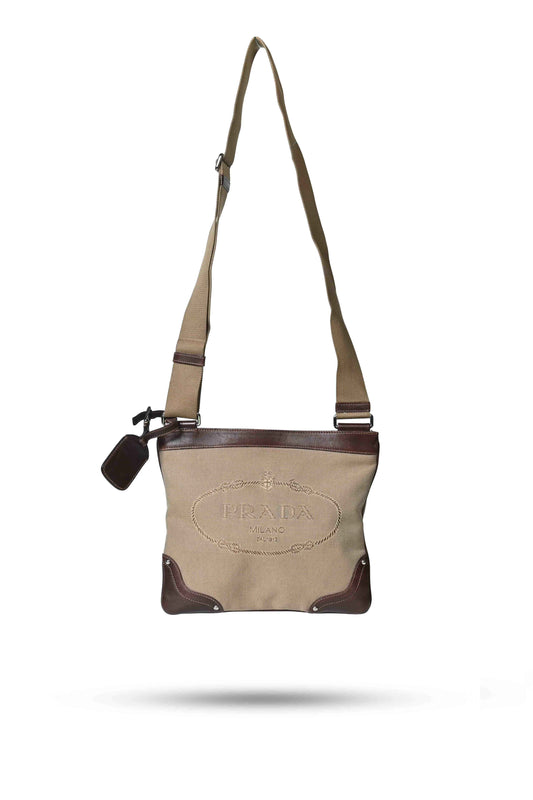 Prada Canvas Crossbody Bag