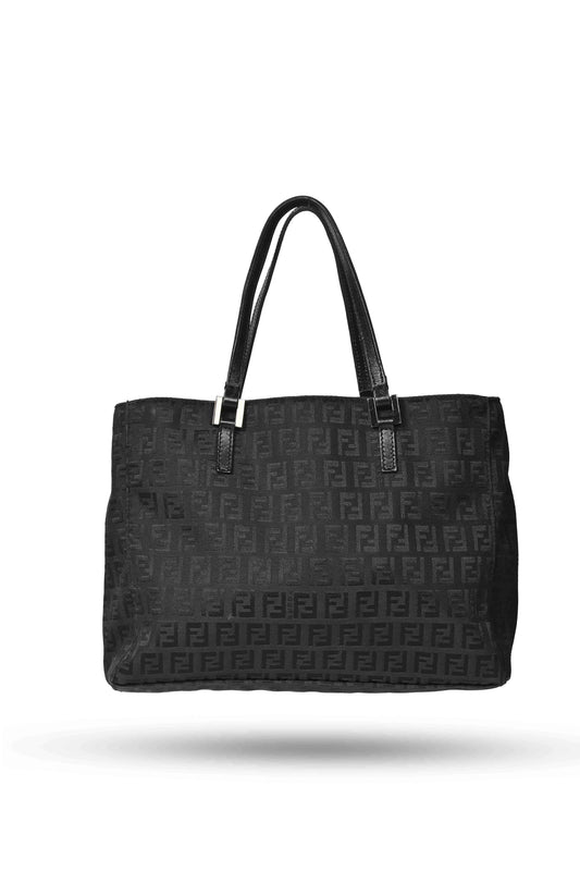 Fendi Zucchino Canvas Handbag
