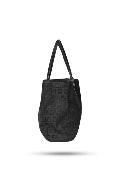 Fendi Zucchino Canvas Handbag