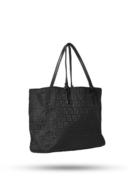 Fendi Zucchino Canvas Handbag