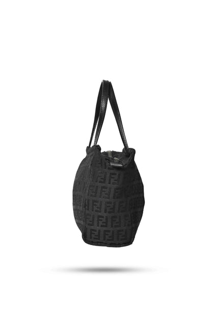 Fendi Zucchino Black Mini Bag