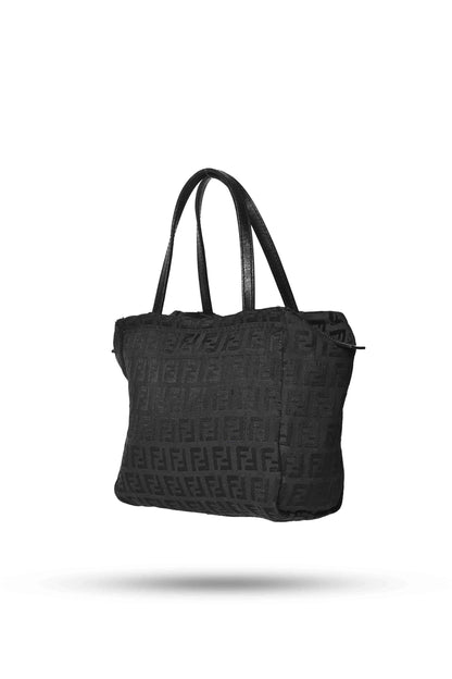 Fendi Zucchino Black Mini Bag