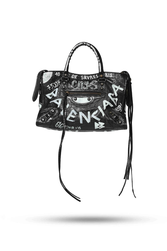 Balenciaga Graffiti Classic City S Bag