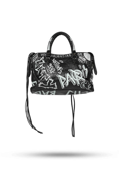 Balenciaga Graffiti Classic City S Bag
