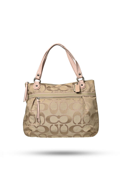 Coach Poppy Signature Tote Bag