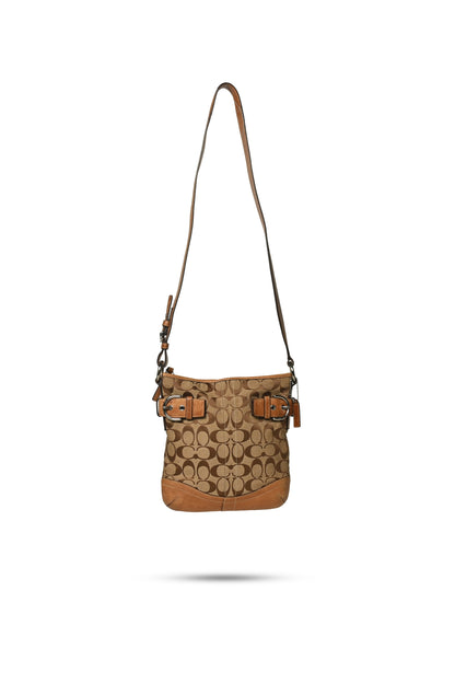 (PRE-ORDER) Coach Signature Canvas Leather Crossbody Bag