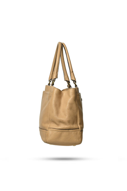 (PRE-ORDER) Coach Leather Twist Lock Tote