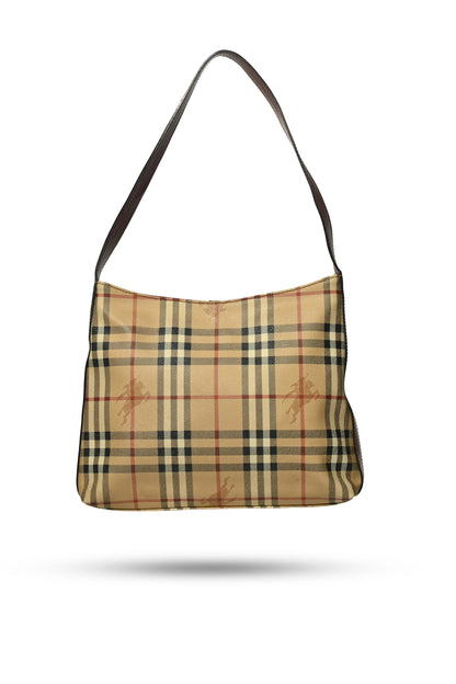 Burberry Haymarket PVC Handbag