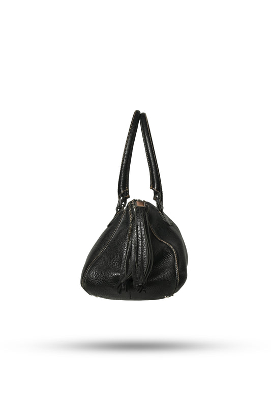 Chanel Embossed Shoulder Tote