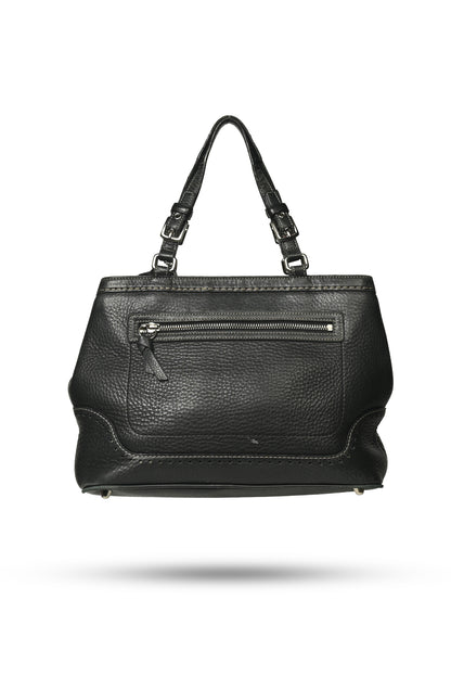 Coach Hampton Pebbled Satchel